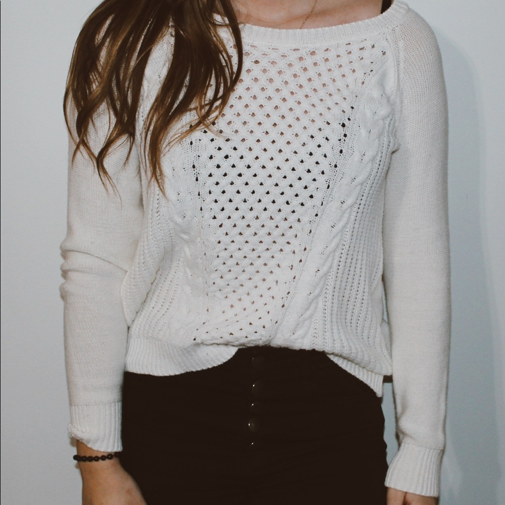 White sweater